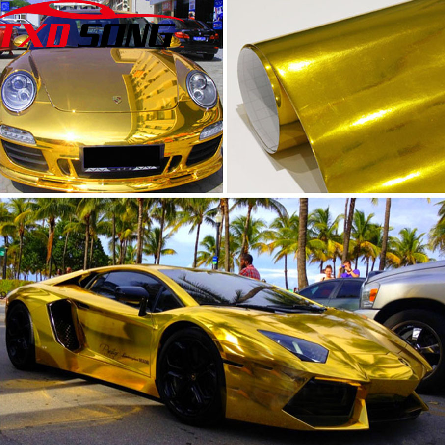 7 Größen Hochdehnbare Gold-Chr – Anti Glare Car Rearview Mirror Film Bewertung und Preis
